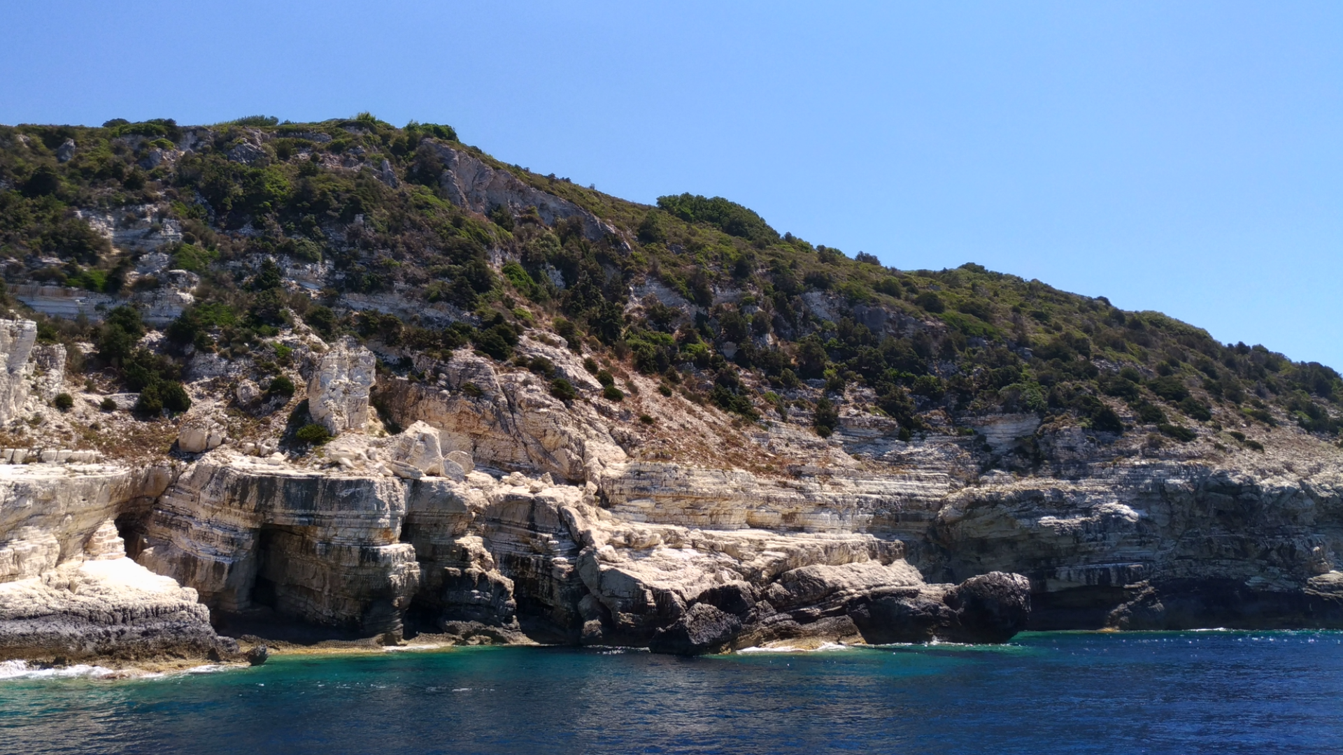Острова Паксос и Антипаксос. Греция
